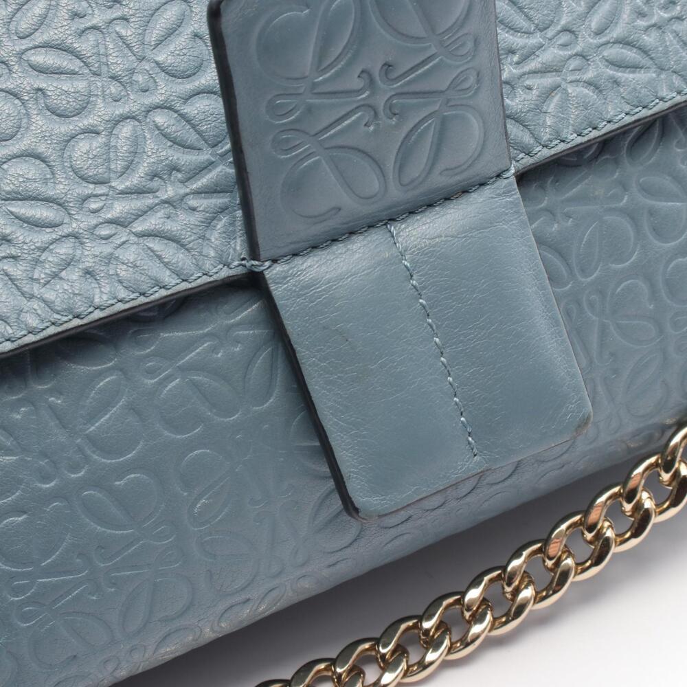 Loewe Avenue Blue Bag Leather Anagram Shoulder Repeat - Picture 5 of 7